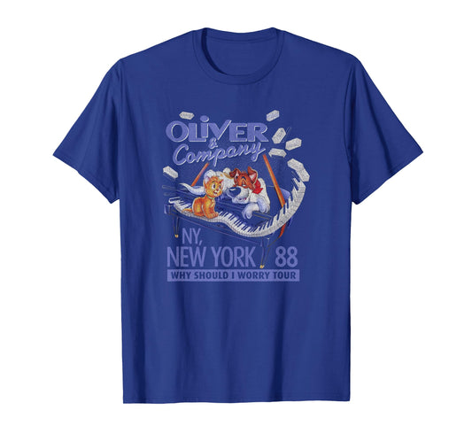 Disney Oliver & Company New York Movie Poster T-Shirt