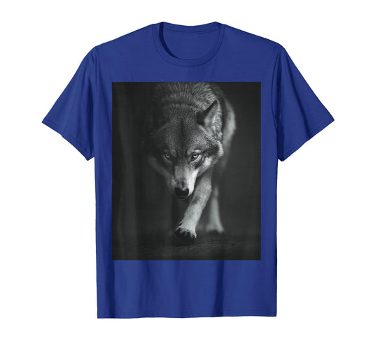 Wolf in Dark and Ominous T-Shirt