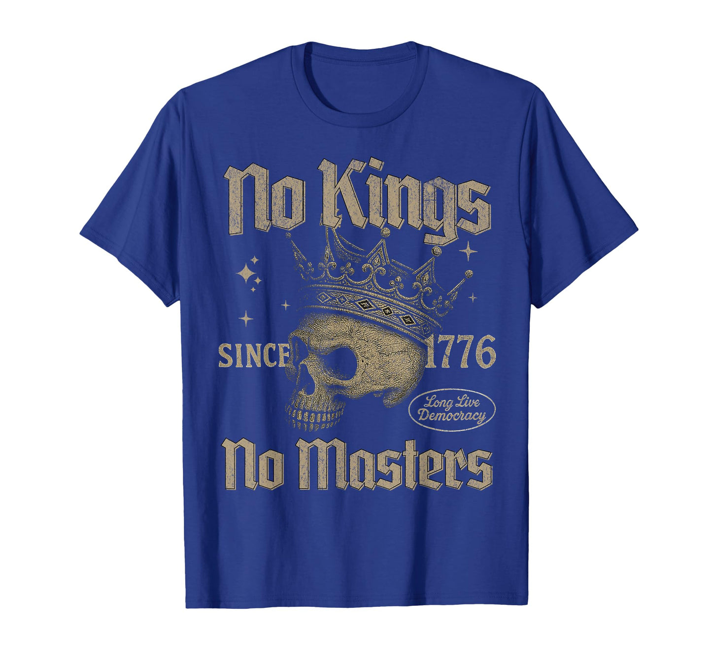 Retro No Kings Masters Since 1776 Crown No Kings October 18 T-Shirt