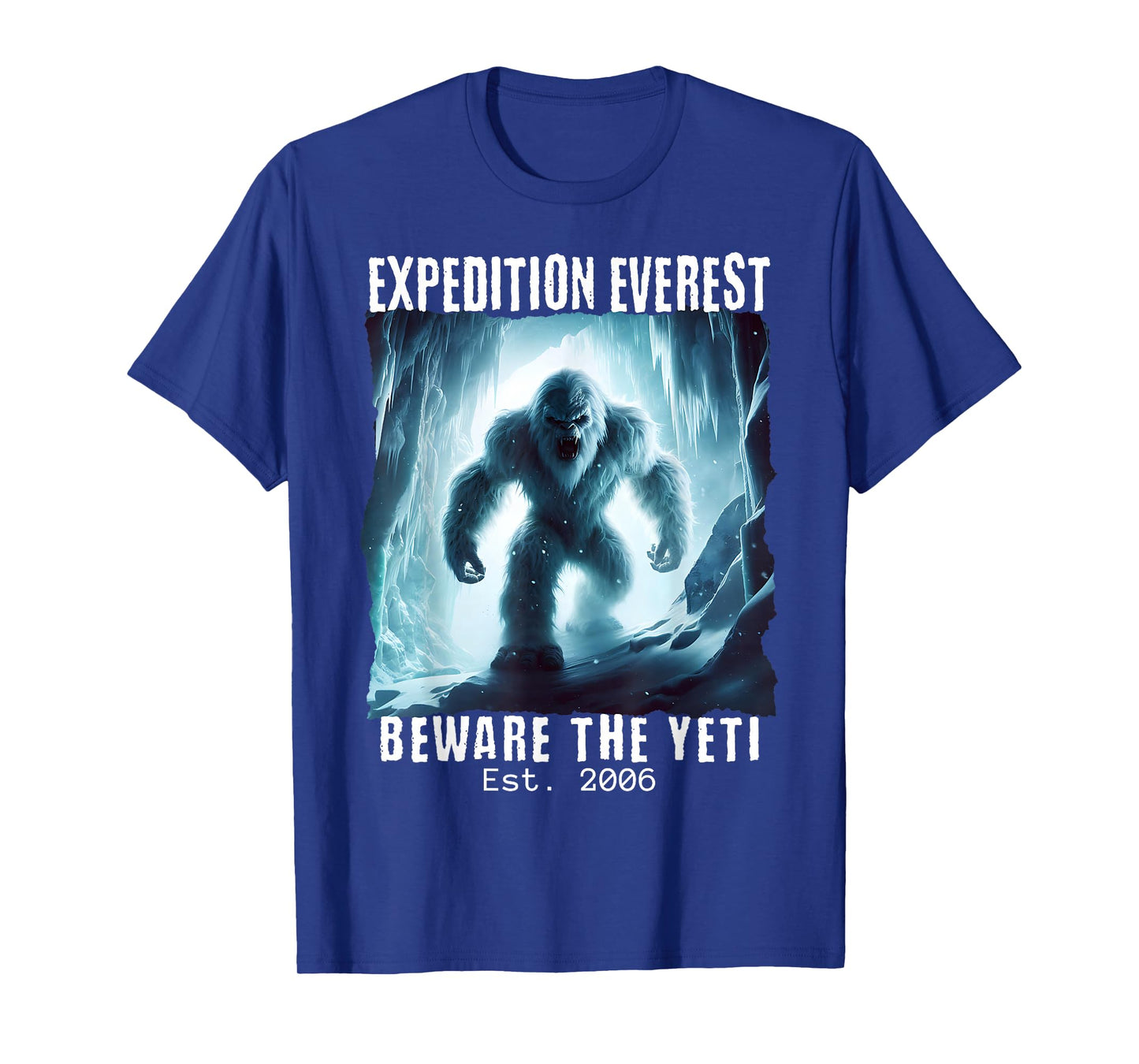 Expedition Everest, Beware the Yeti, Theme Park Snow Monster T-Shirt