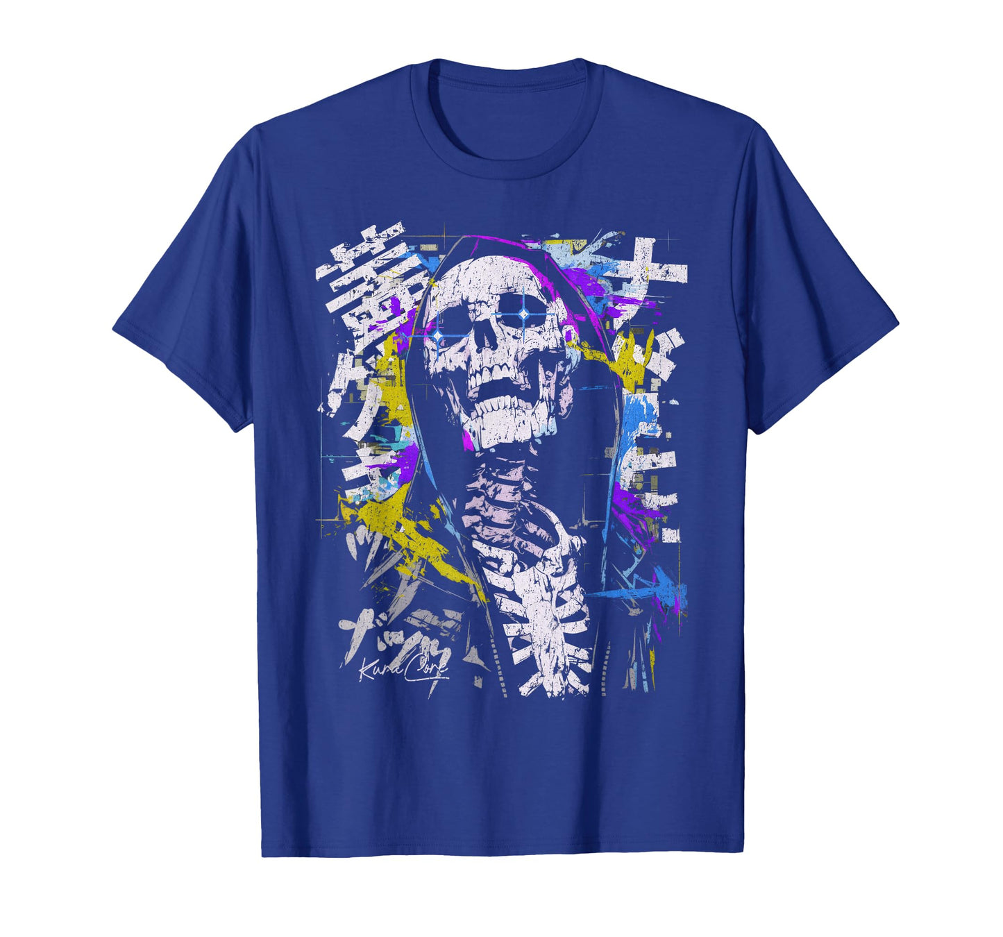 Japanese Streetwear Cyberpunk Y2K Techwear Retro Manga Anime T-Shirt