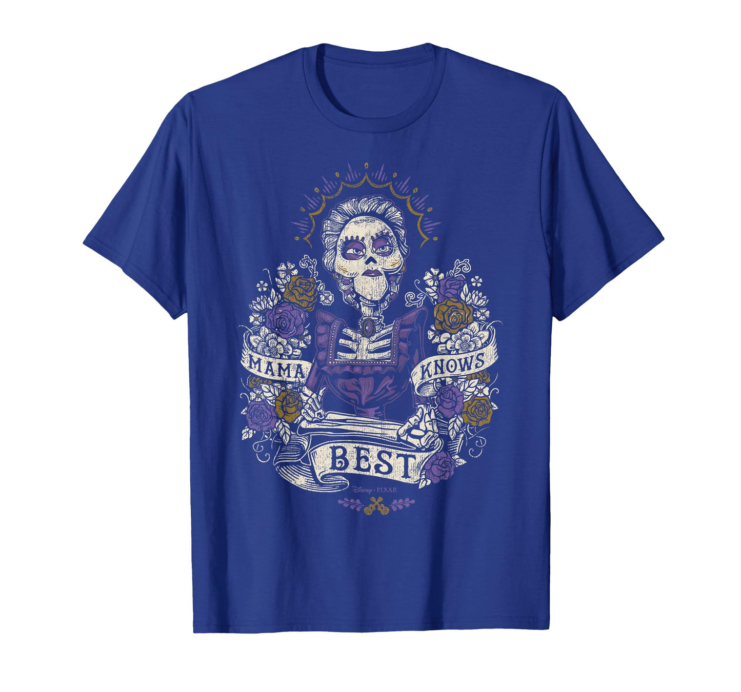 Disney Pixar Coco Mama Knows Best Colored Graphic Portrait T-Shirt