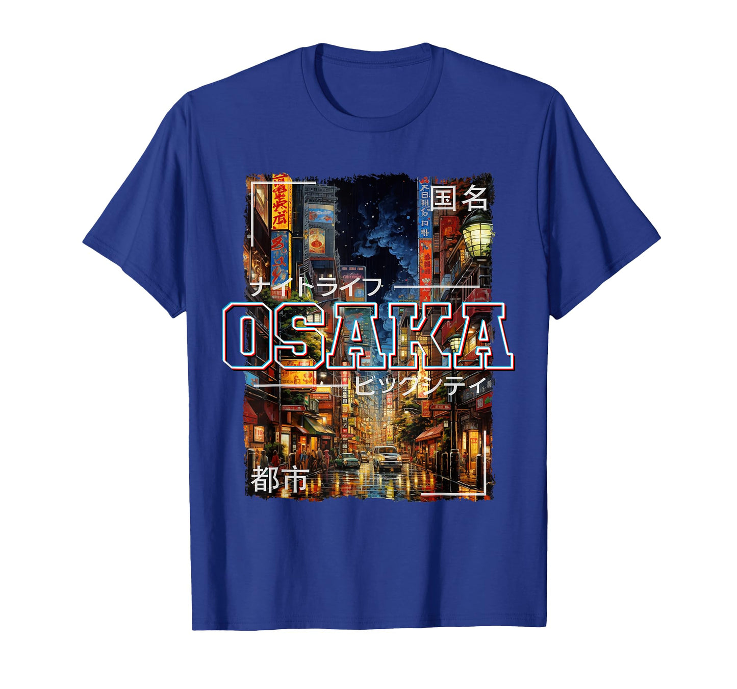 Osaka City Retro Japan Aesthetics Streets of Osaka T-Shirt