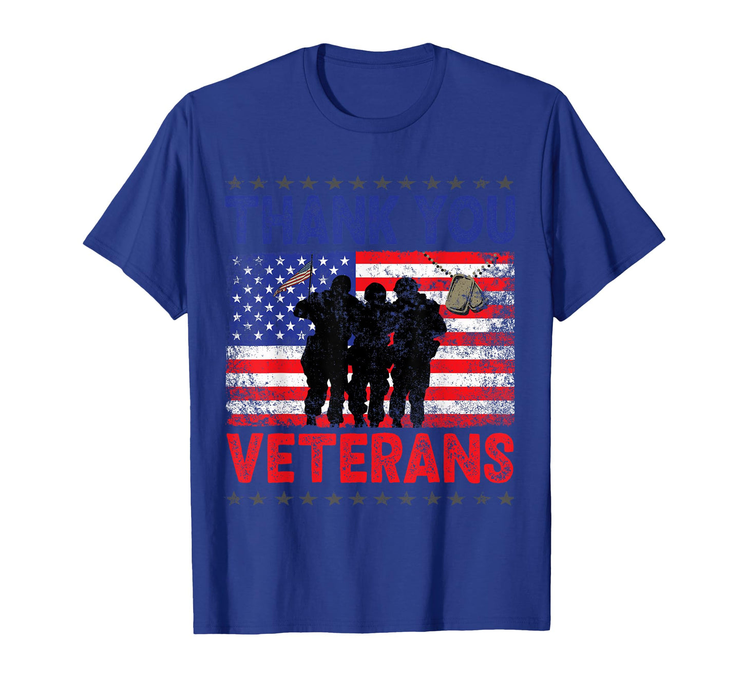 Thank You Veterans Service Patriot Veteran Day American Flag T-Shirt for Women Kids Men
