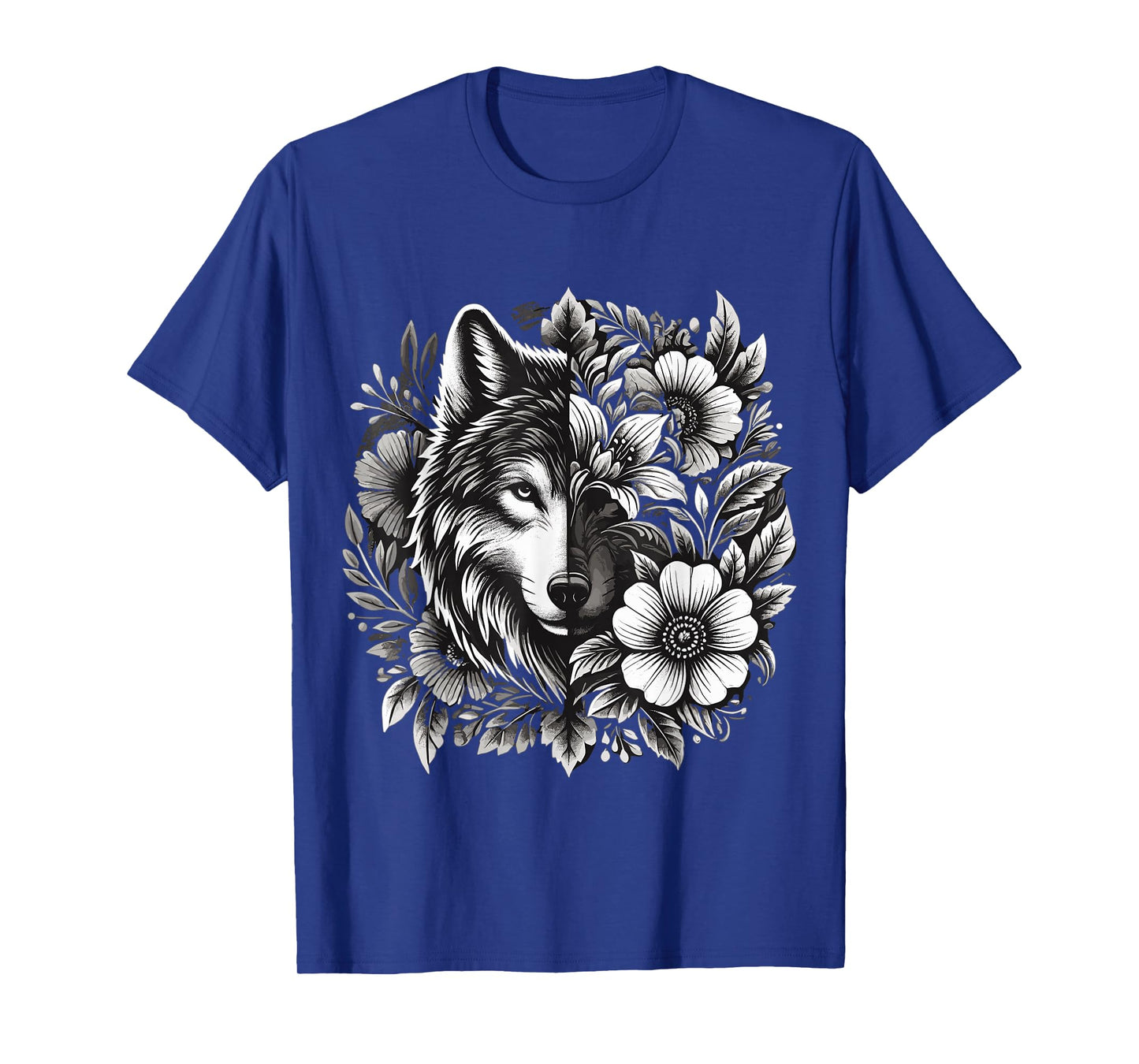 Floral Wolf T-Shirt
