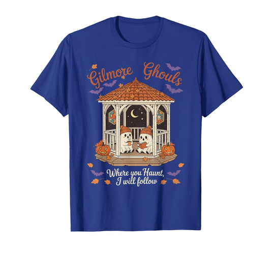 Gilmore Ghouls Cute Halloween Ghost Spooky Season Fall T-Shirt
