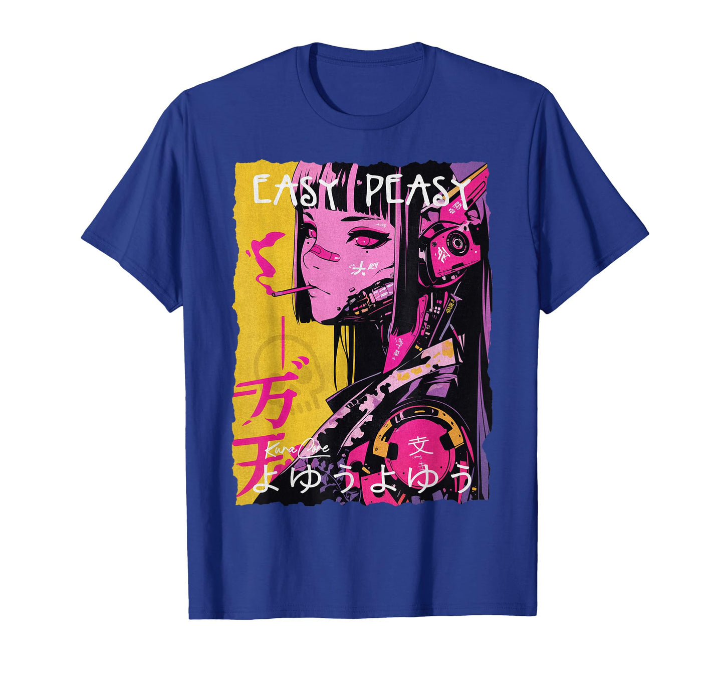 Japan Streetwear Cyberpunk Y2K Techwear Retro Manga Anime T-Shirt