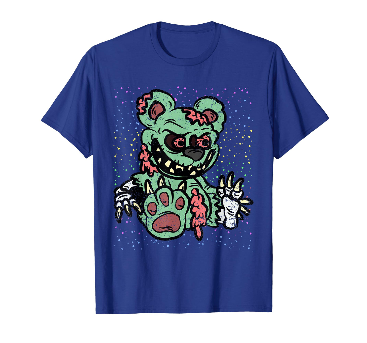 Zombie Teddy Bear Halloween Costume Scary Spooky Monster T-Shirt