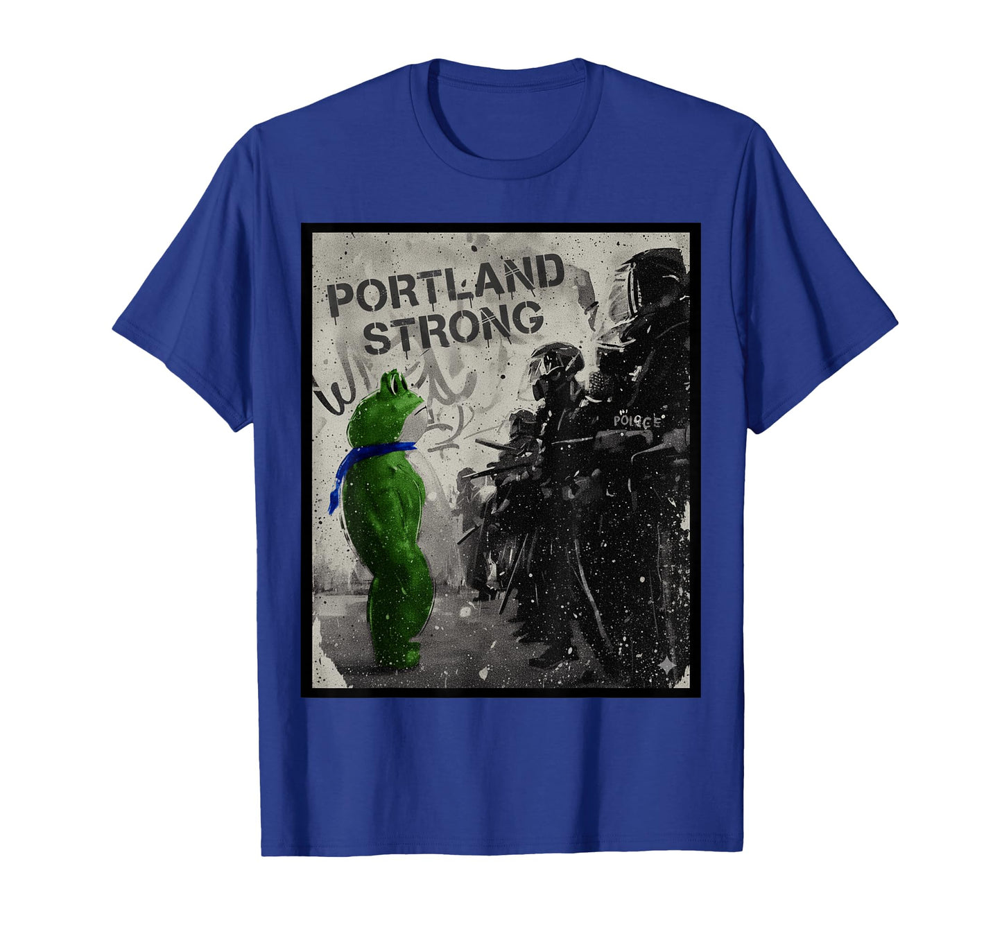 Portland Strong Portland Frog Resist No Kings October 18 T-Shirt