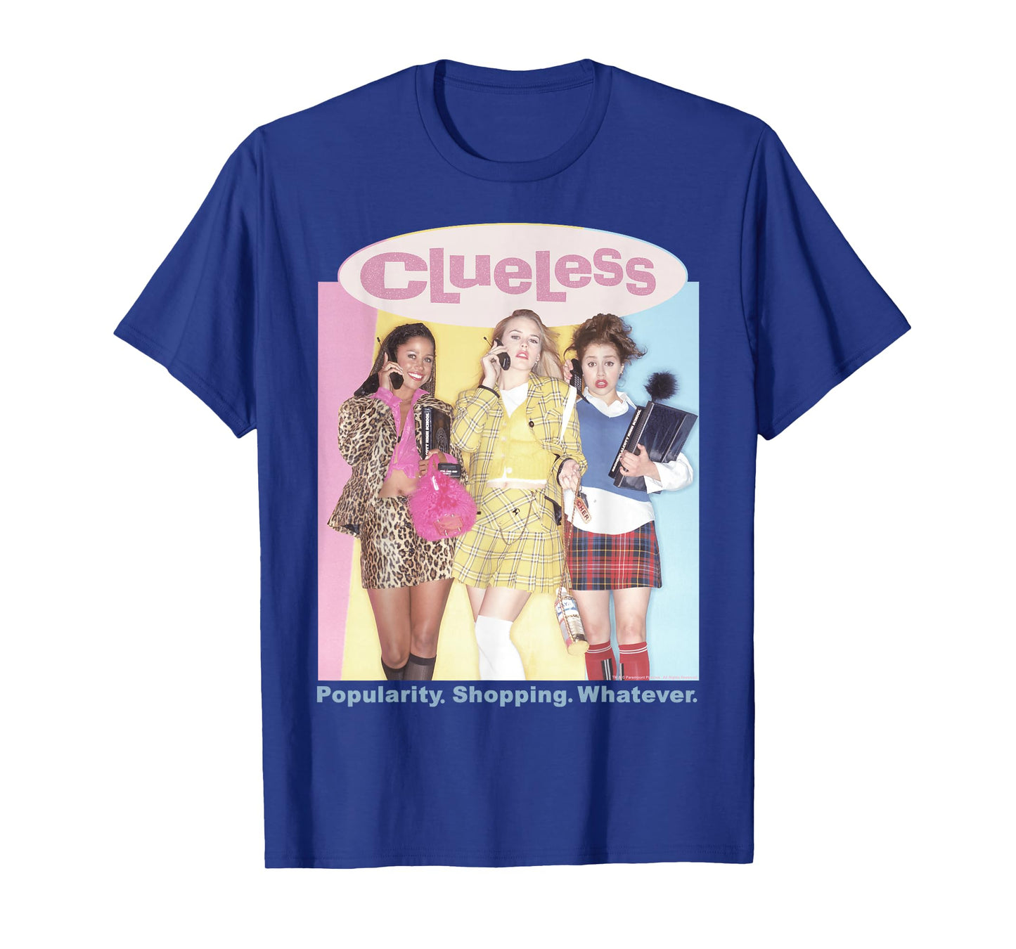 Clueless Cher's Trio Popularity Shopping Graphic T-Shirt T-Shirt