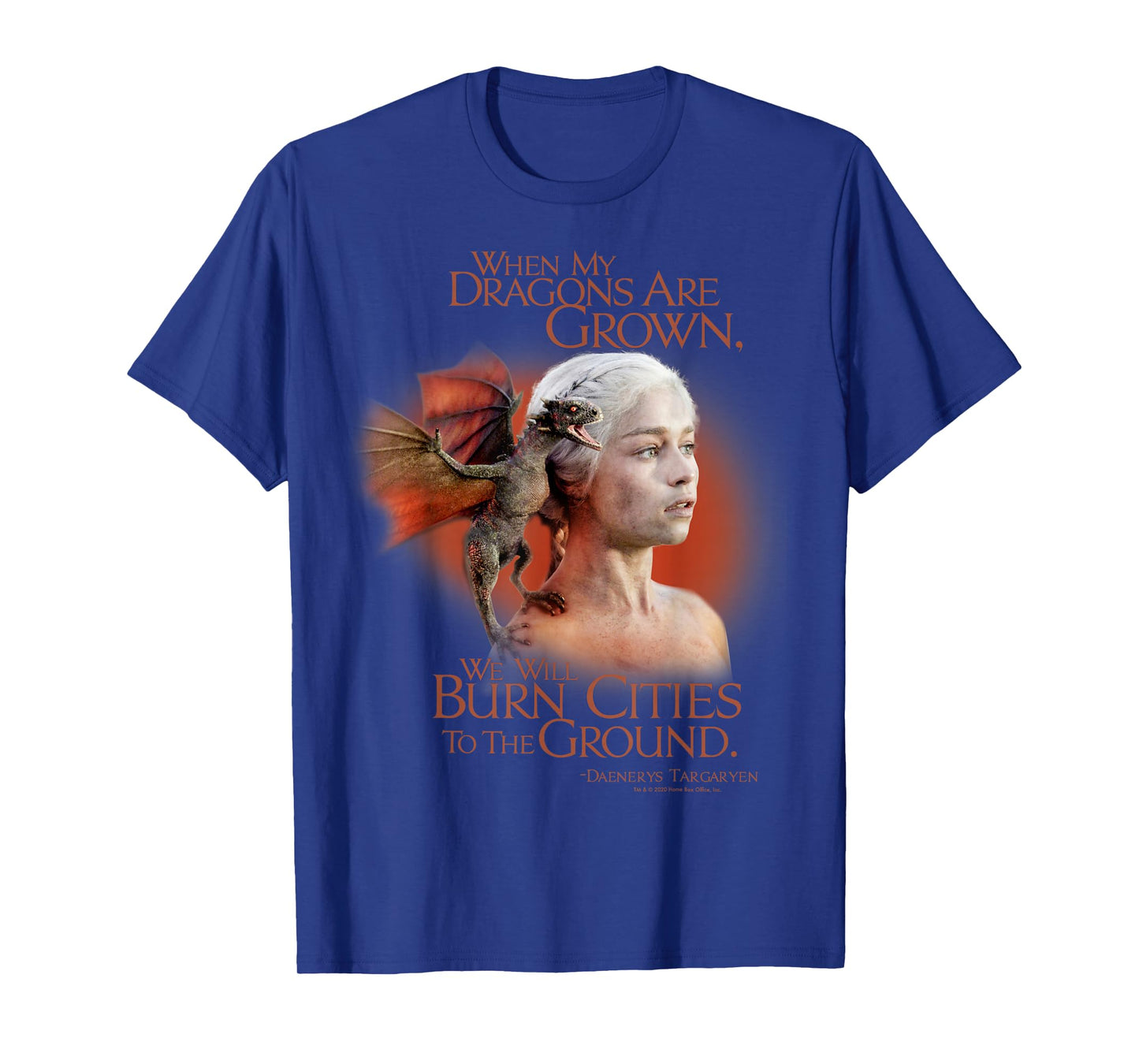 Game Of Thrones Daenerys We Will Burn Cities T-Shirt