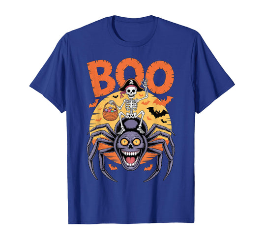 Spooky Spider Costume on Boo Spider Halloween T-Shirt