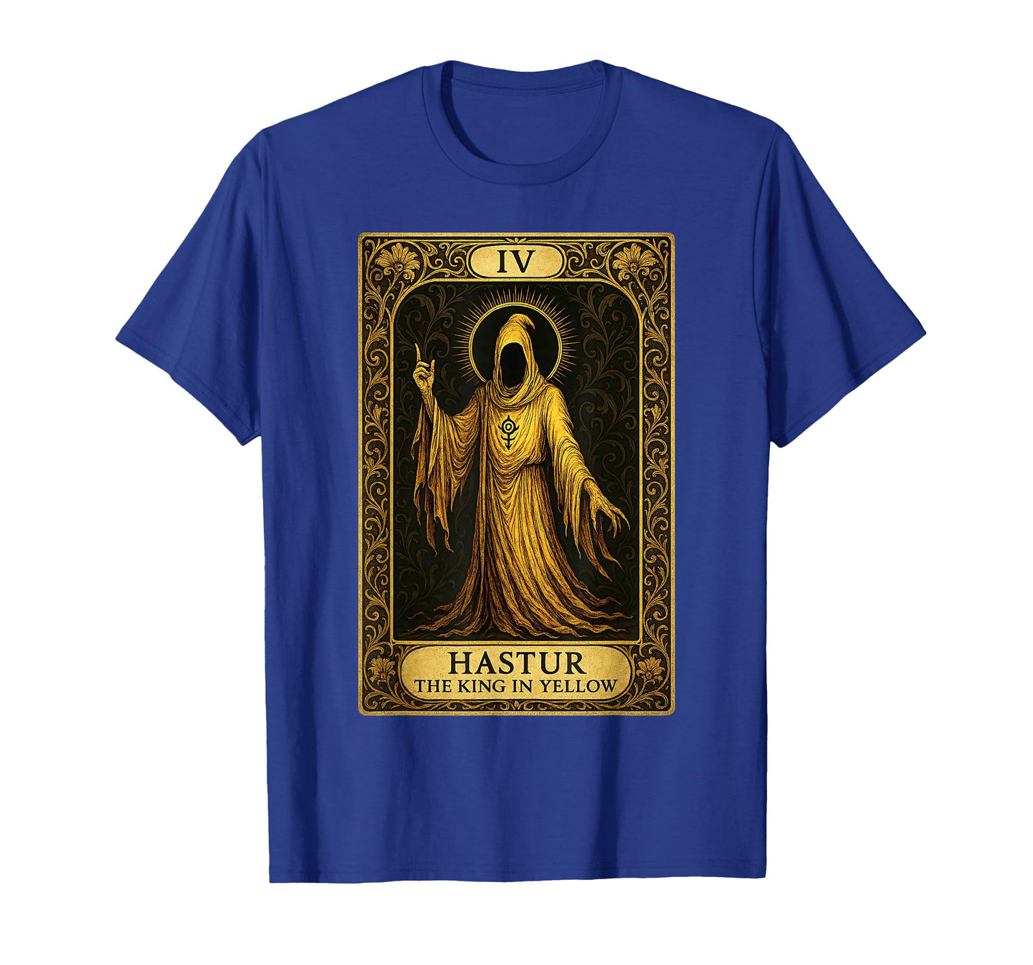 Hastur King in Yellow Cthulhu Mythos Necronomicon Tarot T-Shirt