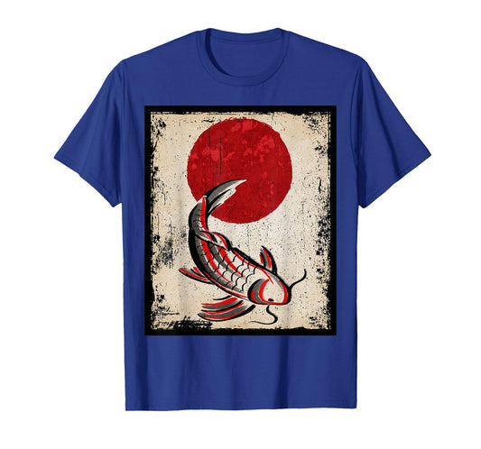 Japan koi carp fish Japanese Art Retro T-Shirt
