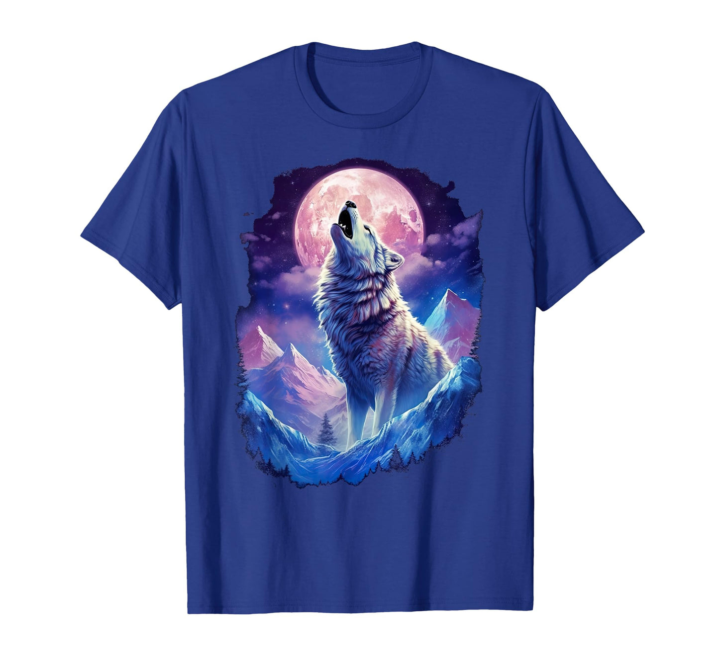 Wolf Moon Howling Funny Wolves pack of wolves T-Shirt