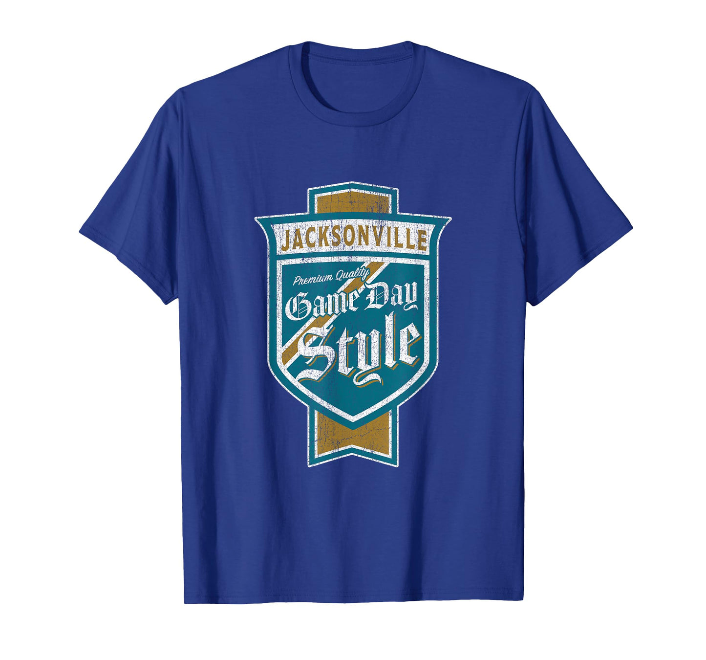Faded Jacksonville Beer Label T-Shirt - Jacksonville Pride T-Shirt