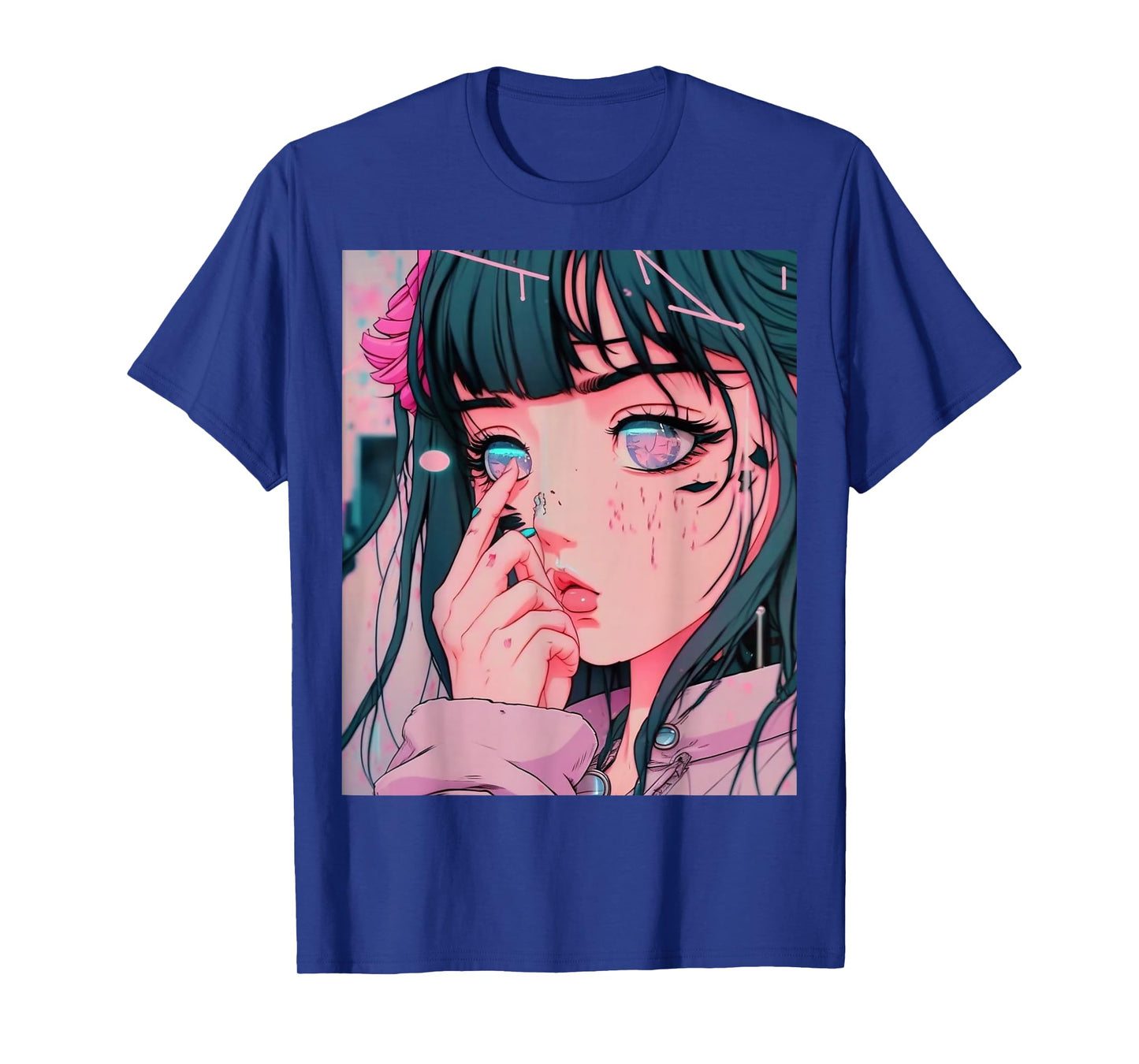 Anime Girl Vaporwave Egirl Aesthetic Japanese Otaku T-Shirt