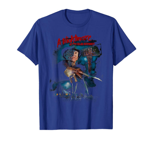 A Nightmare On Elm Street Freddy Poster Fade T-Shirt