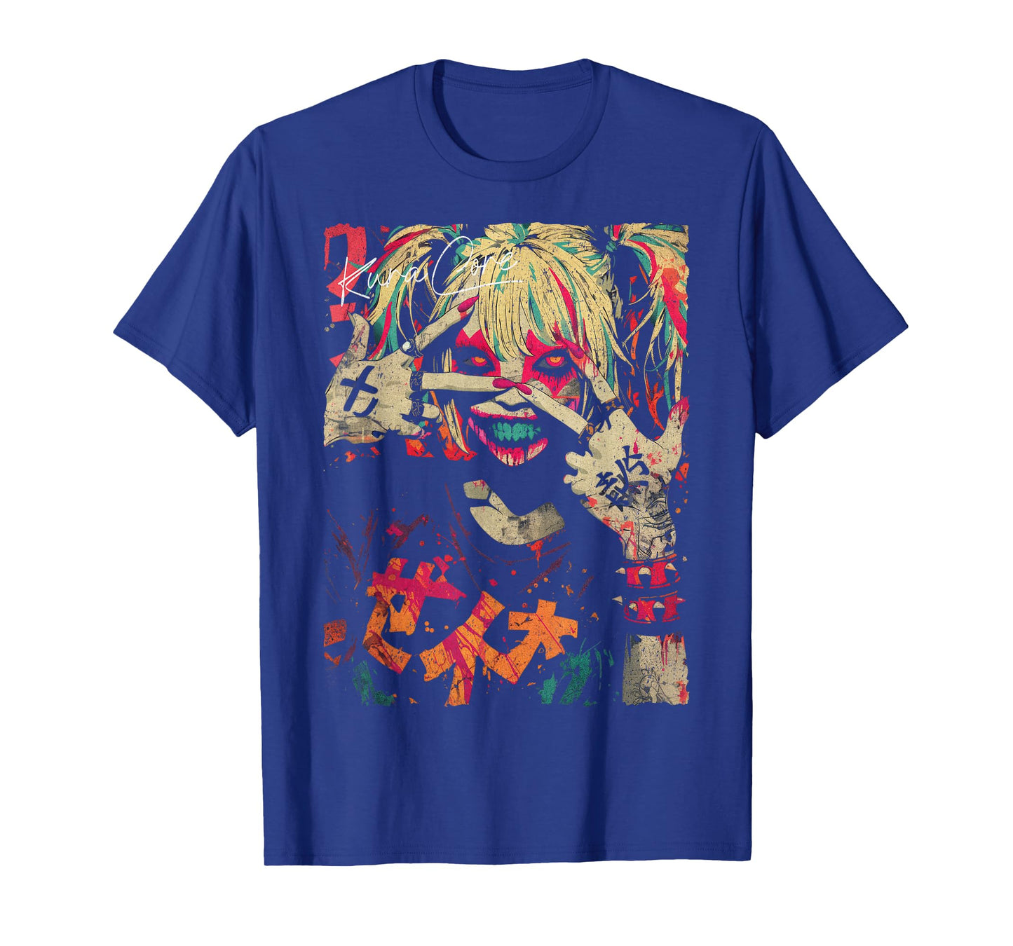 Japanese Streetwear Cyberpunk Y2K Retro Techwear Manga Anime T-Shirt