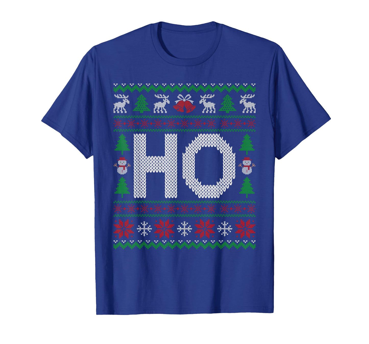 HO Where My Ho's at Matching Couples Ugly Christmas Sweater T-Shirt