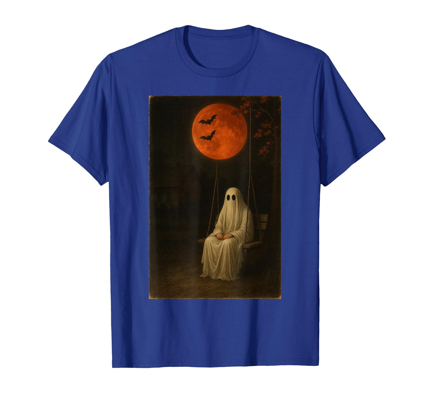 Spooky Ghost Funny Halloween Scary Horror Ghost Spooky Vibes T-Shirt