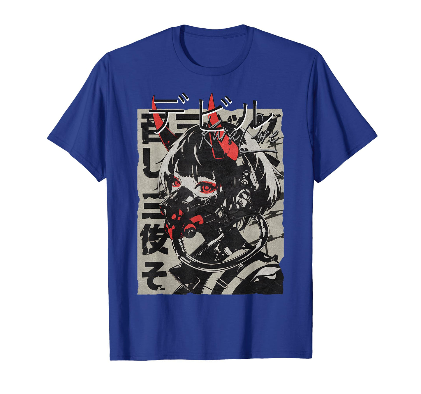 Japan Streetwear Cyberpunk Y2K Techwear Retro Manga Anime T-Shirt