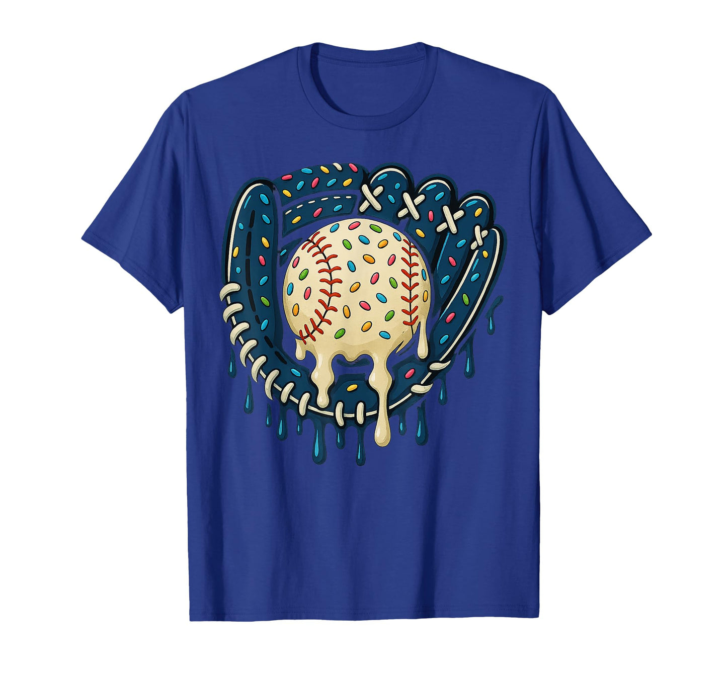 Baseball Drip Team for Boys Ice Cream Cool T-Shirt