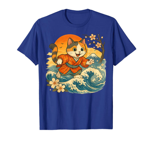 Kawaii Cat Anime Japanese Funny Art Gifts Men Women Kids T-Shirt