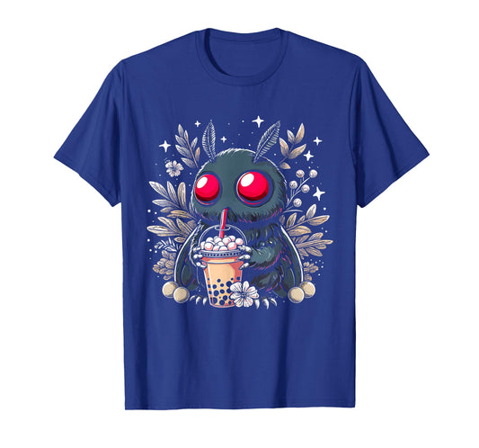 Mothman Bubble Tea Kawaii Boba Tea T-Shirt