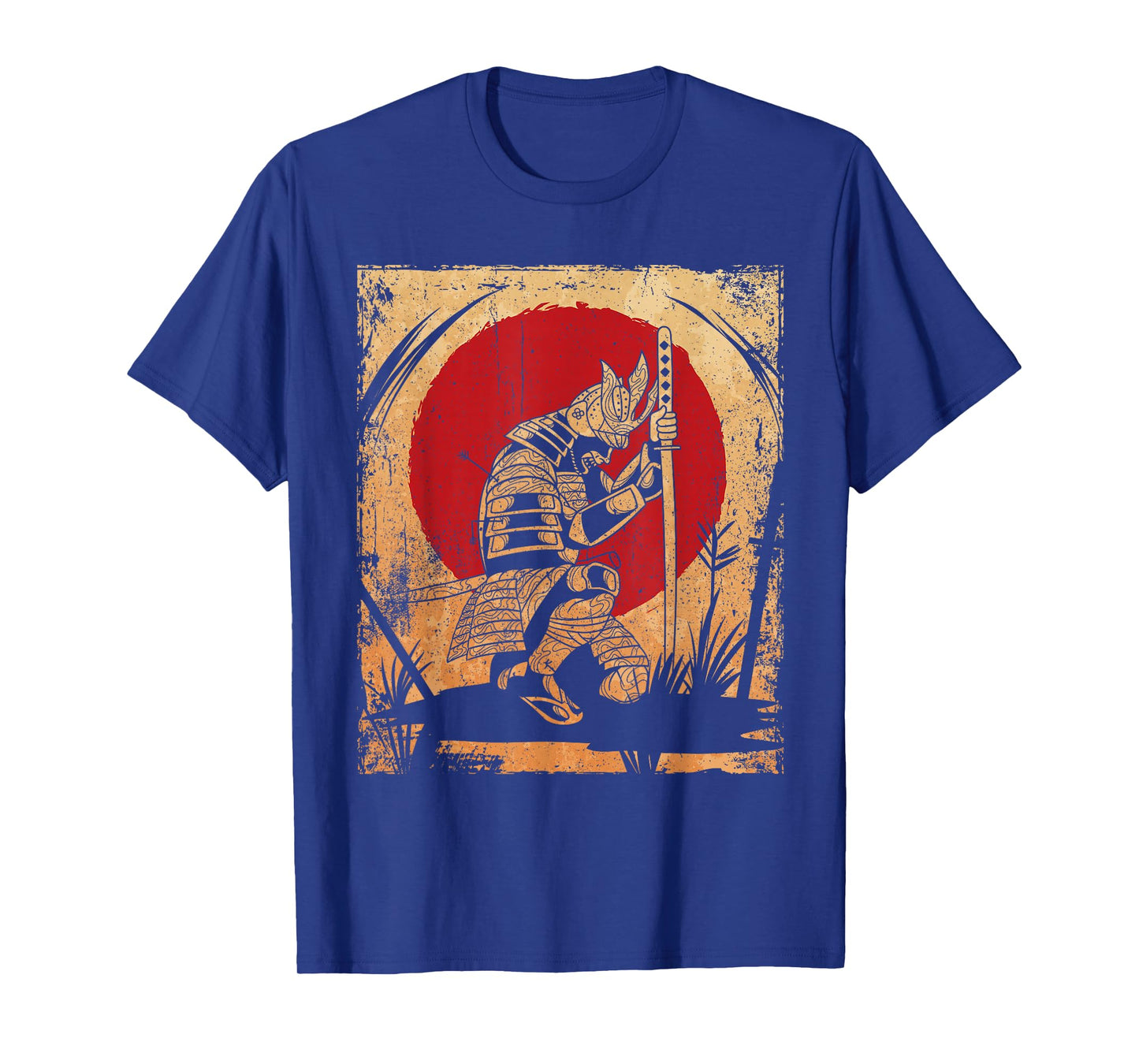 Samurai Japanese Art Vintage Fighter Retro T-Shirt