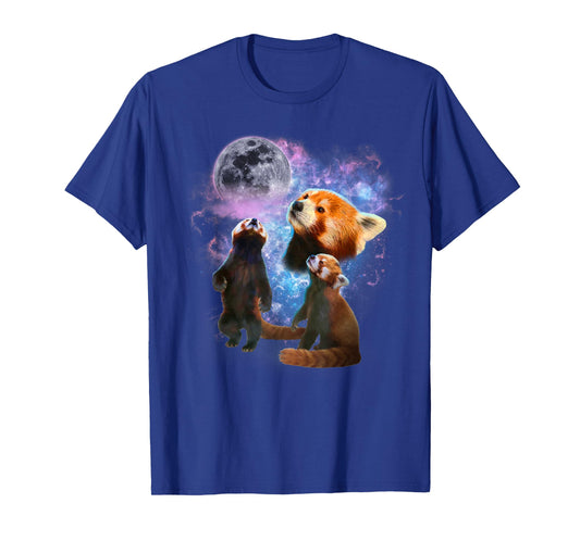 Howling at the Moon Red Panda Shirt - Red Panda T-Shirt