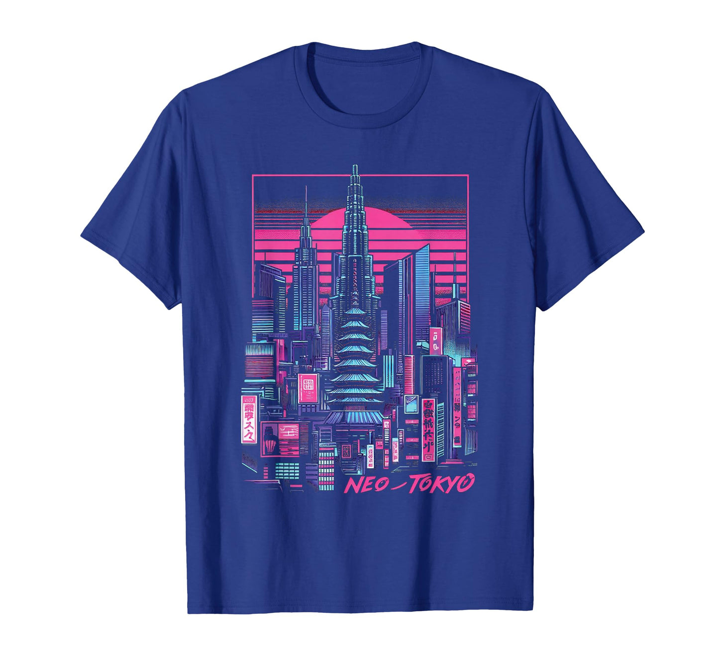 Neo Tokyo Japan Japanese Vaporwave Aesthetic T-Shirt