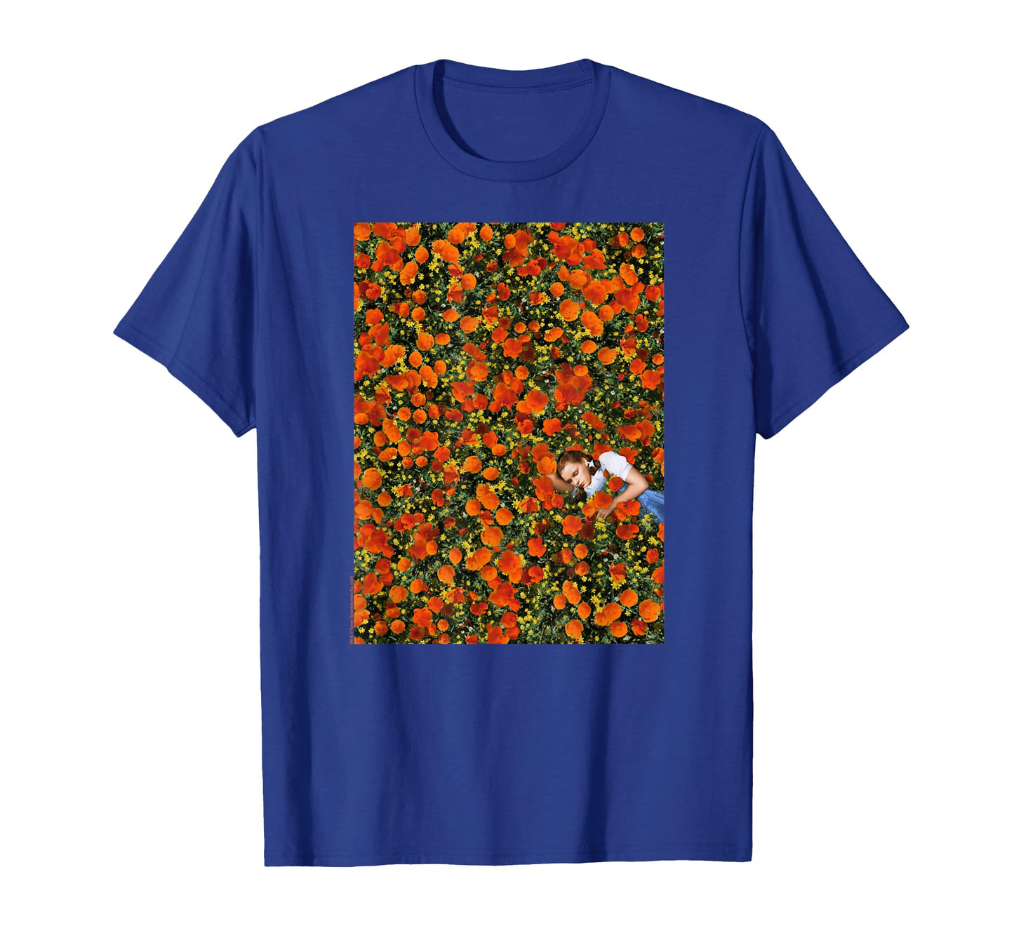 Wizard of Oz Dorothy Poppy Field Photo Vintage Movie T-Shirt