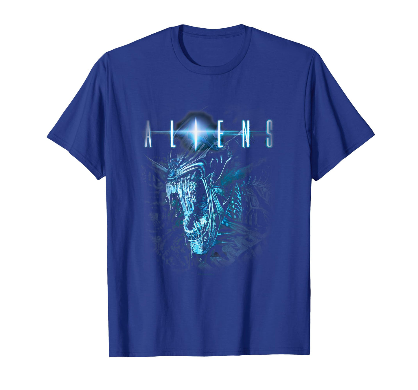 Aliens Iconic Epic Queen Xenomorph Angry Big Chest Portrait T-Shirt