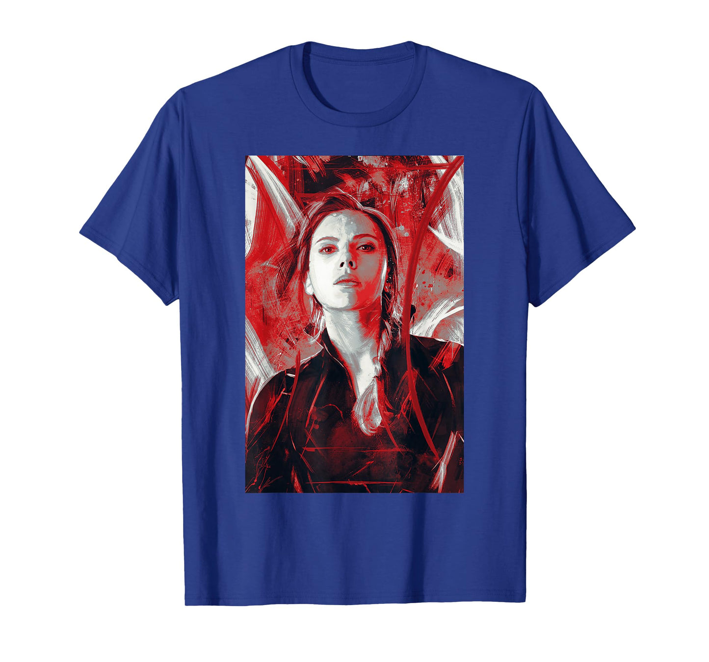 Marvel Avengers Endgame Black Widow Painting Graphic T-Shirt T-Shirt