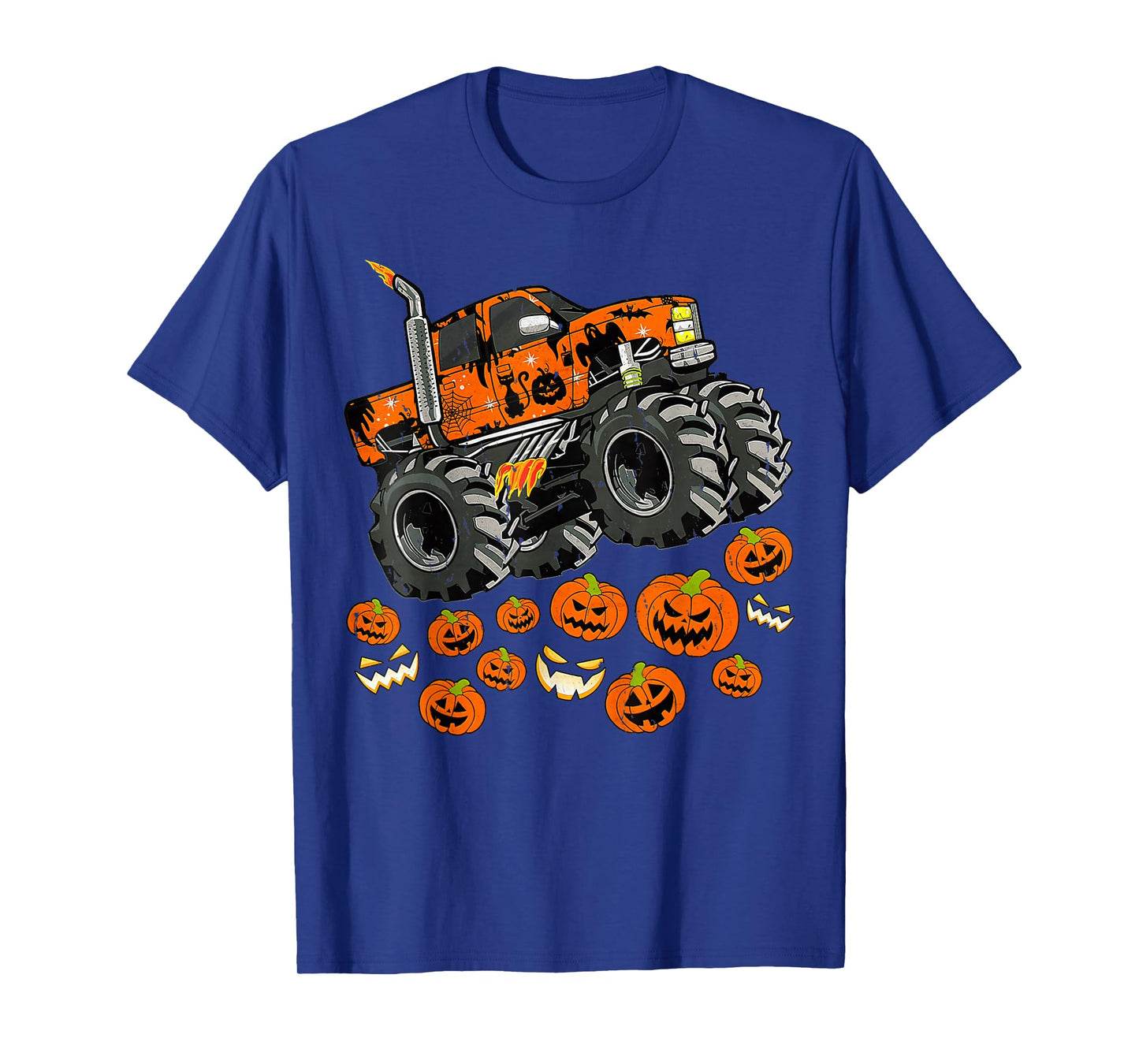 Pumpkin Monster Truck Halloween Costume T-Shirt