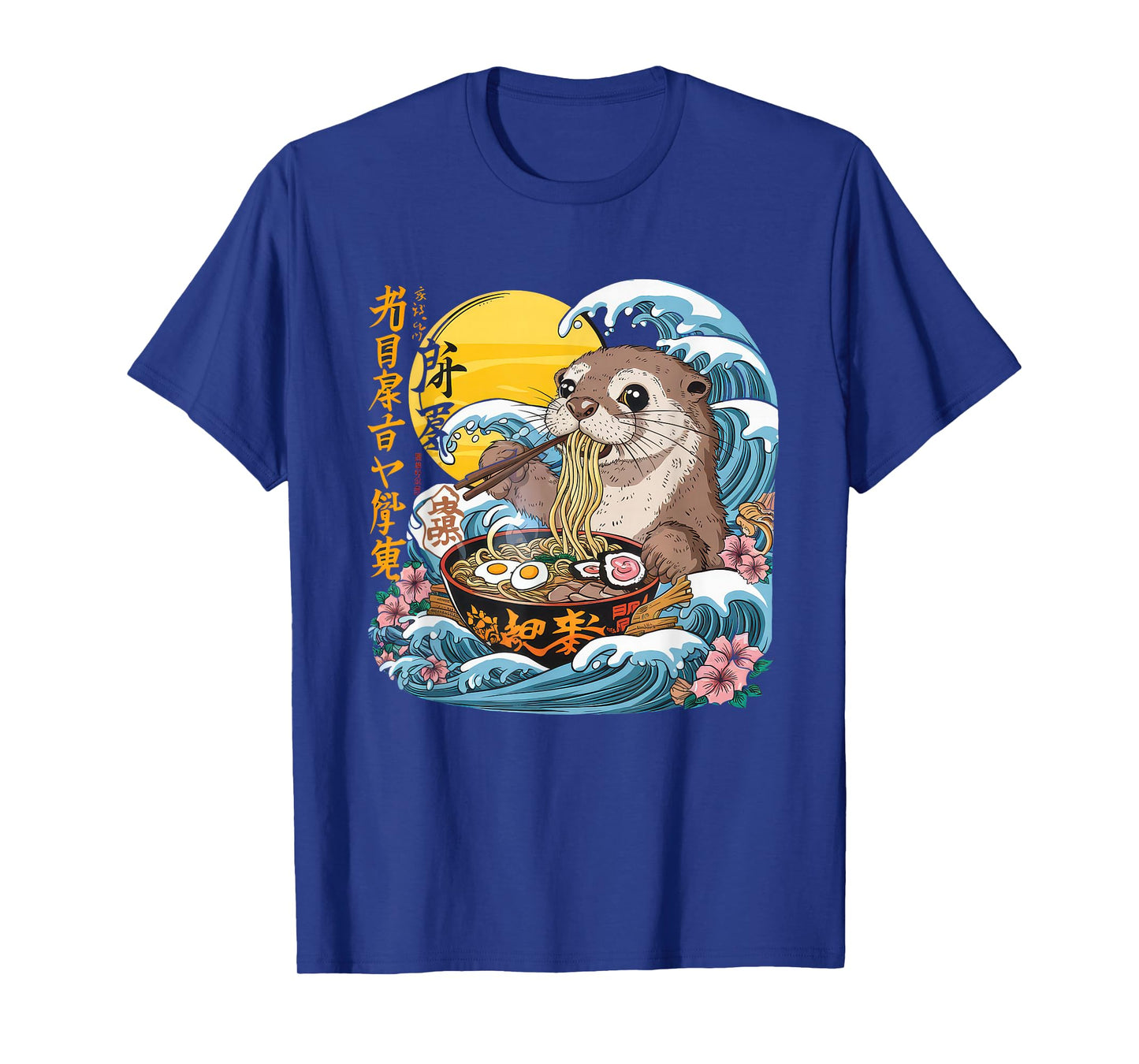 Otter Ramen Tshirt Kawaii Manga Anime Noodles Y2k Japanese T-Shirt