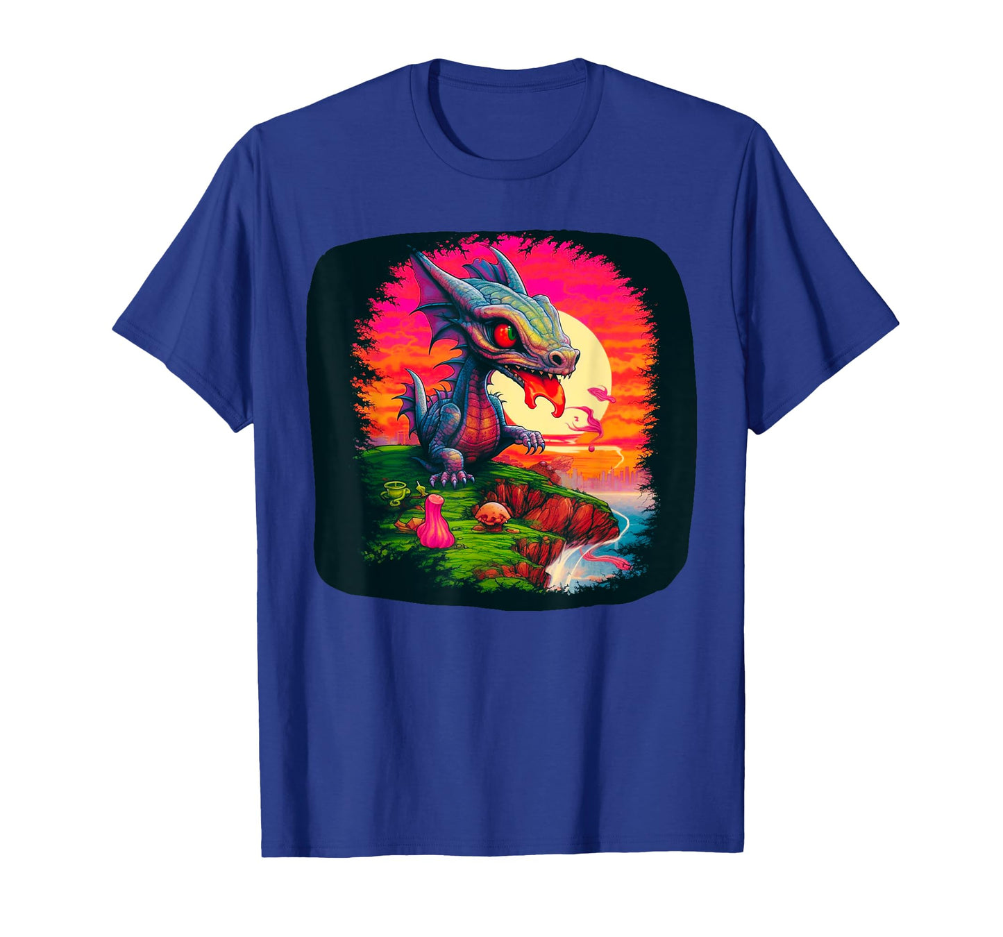 Dragon T Quest I Gamer Colorful Dragon T Fantasy Pop Art T T-Shirt