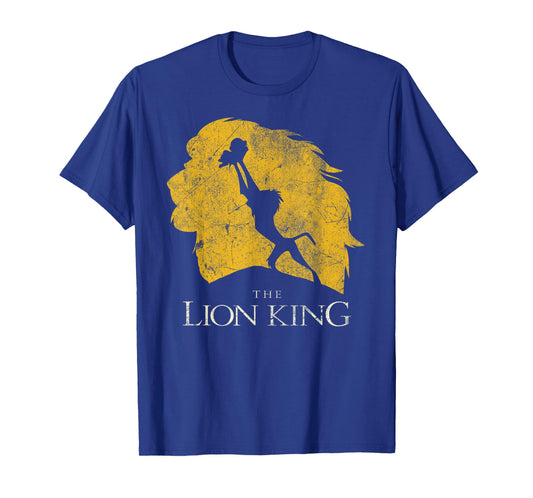 Disney The Lion King Rafiki & Simba Silhouette Distressed T-Shirt