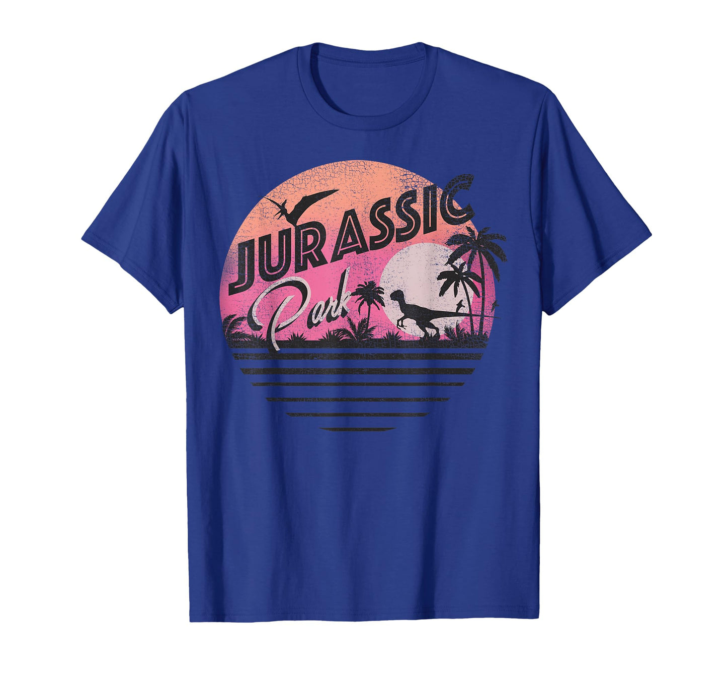 Jurassic Park Retro 90's Dinosaur Scene T-Shirt