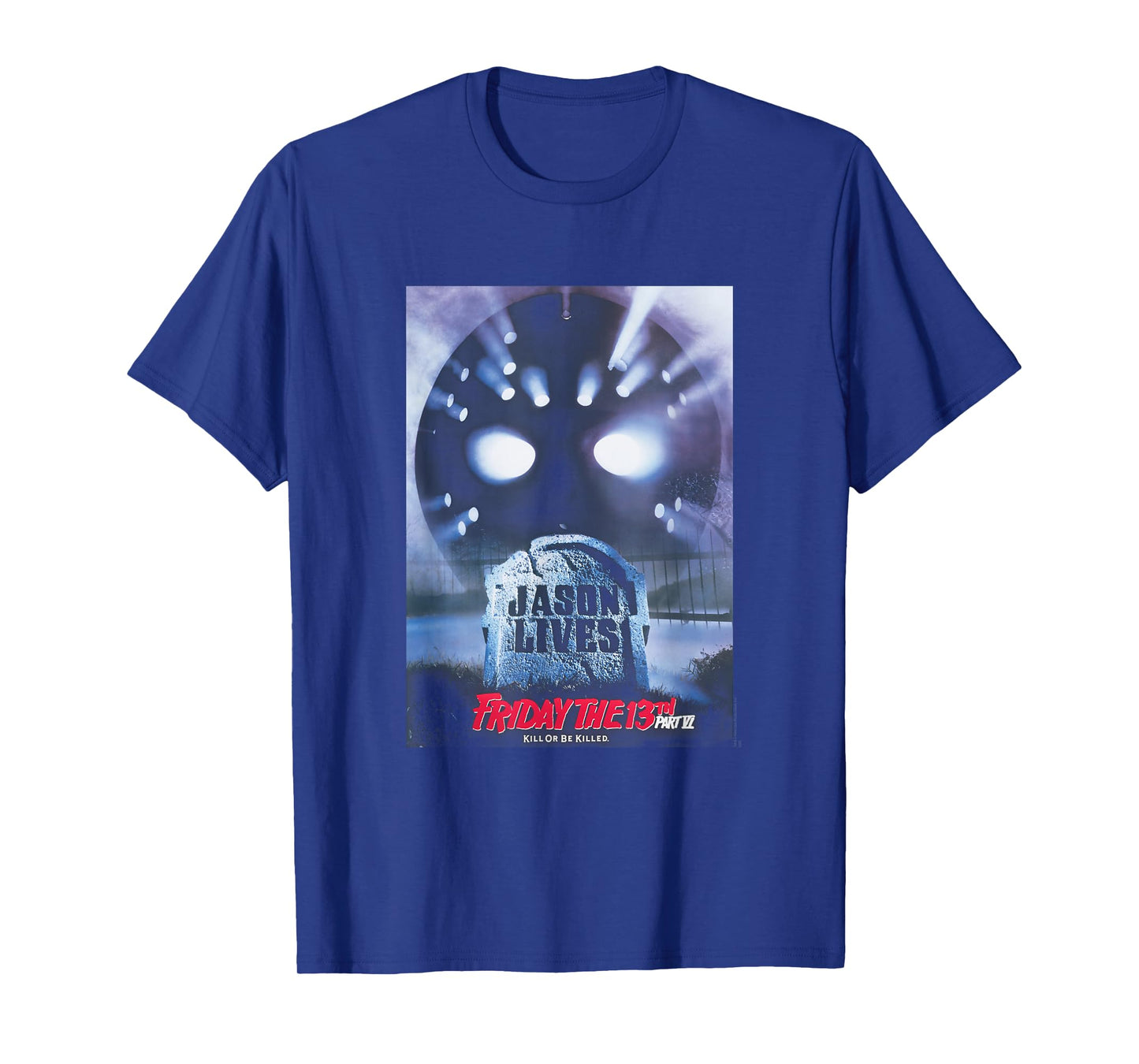Friday The 13th Part 6 Jason Lives Main Poster Horror Movie T-Shirt