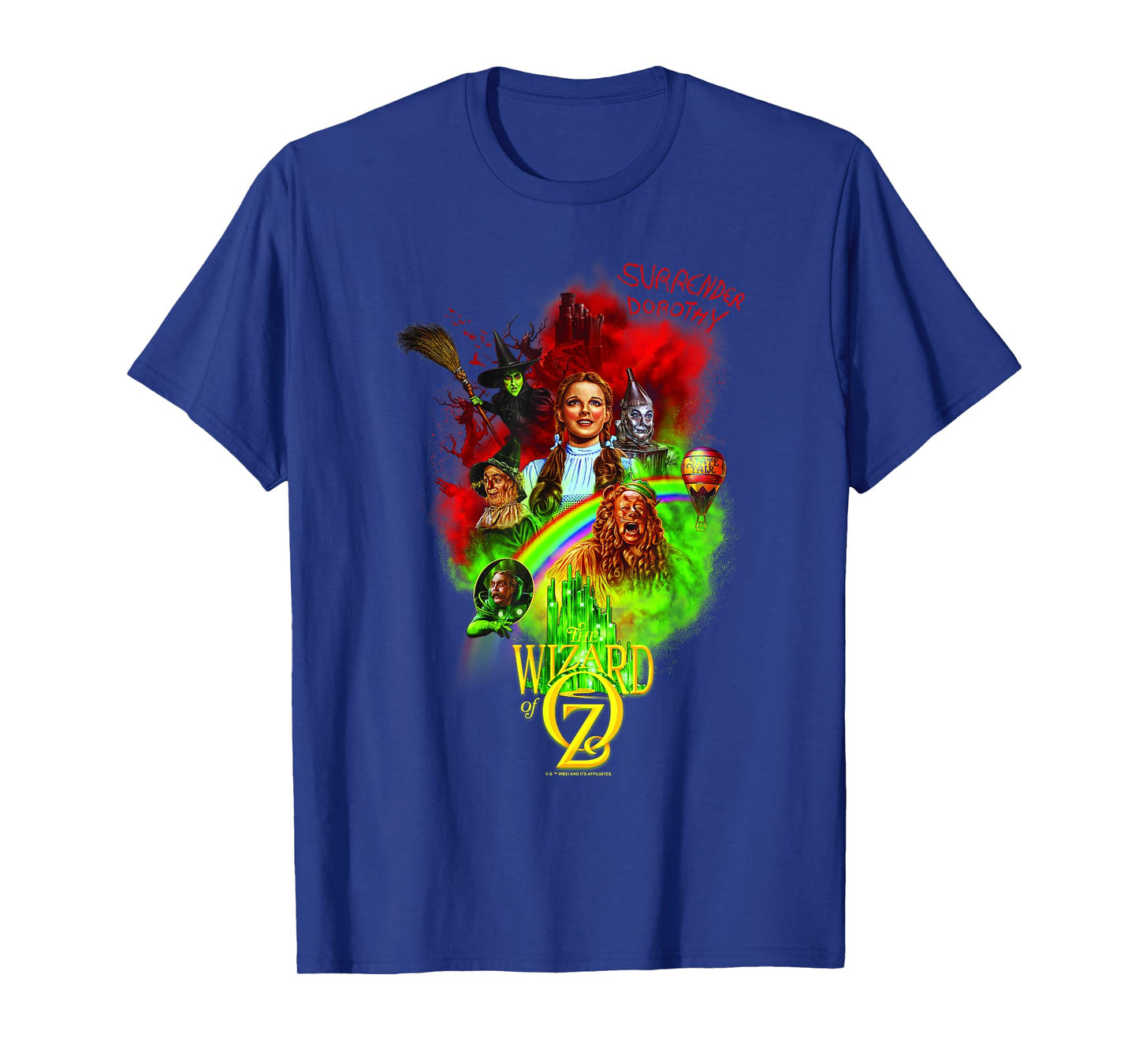 WB100 The Wizard of Oz Surrender Dorothy Rainbow Poster T-Shirt