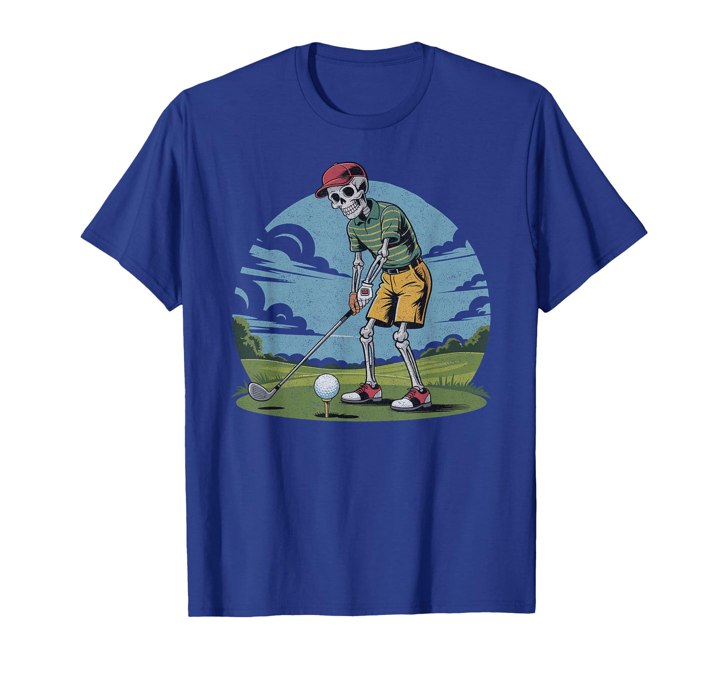 Funny Skeleton Golfer Design for Retired Golf Lovers T-Shirt