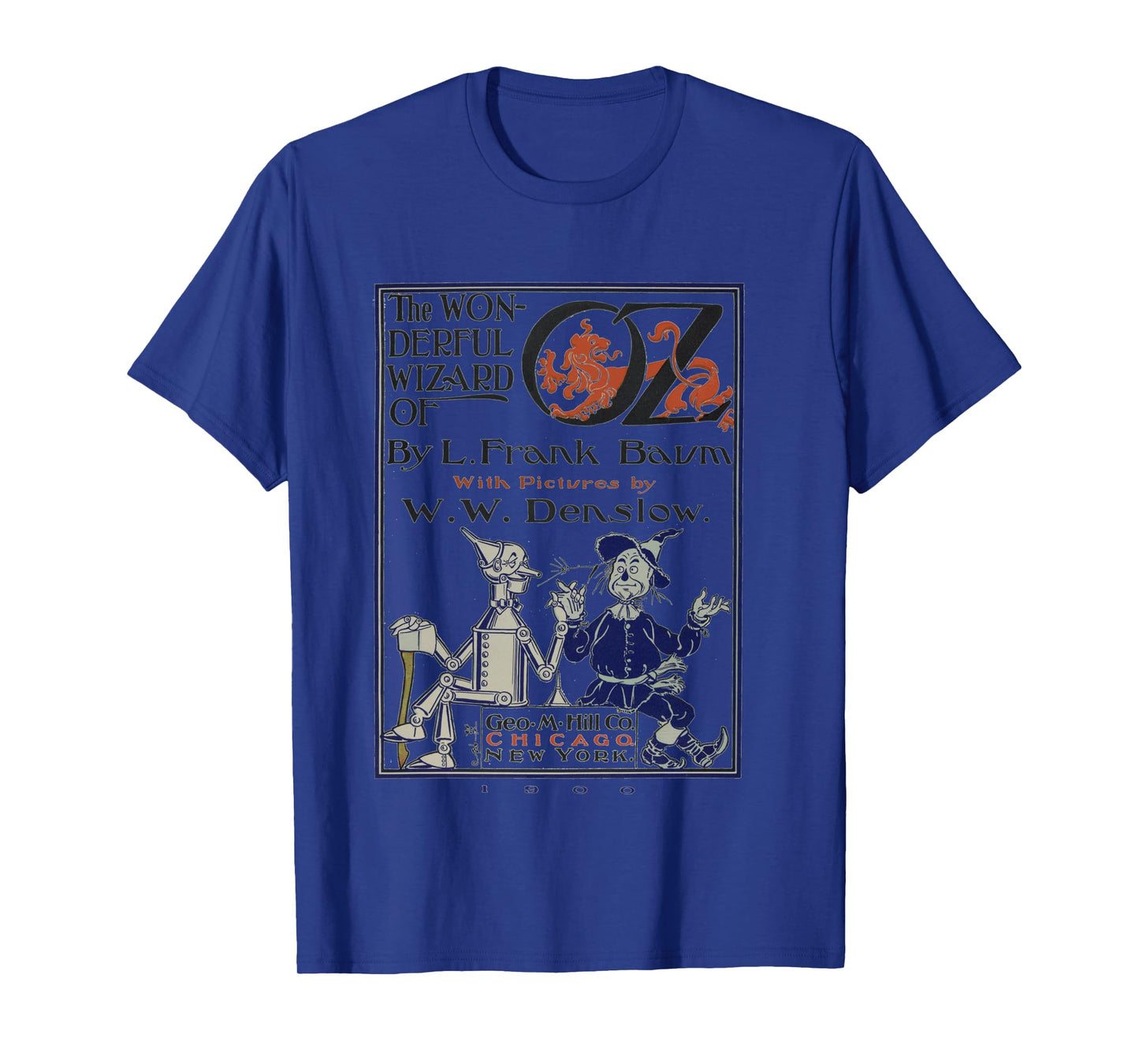 Scarecrow & Tin-Man Shirt The Wizard Of OZ T-Shirt-OZ Book Long Sleeve T-Shirt