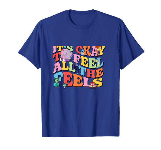 Disney Pixar Inside Out 2 It’s Okay to Feel All The Feels Long Sleeve T-Shirt