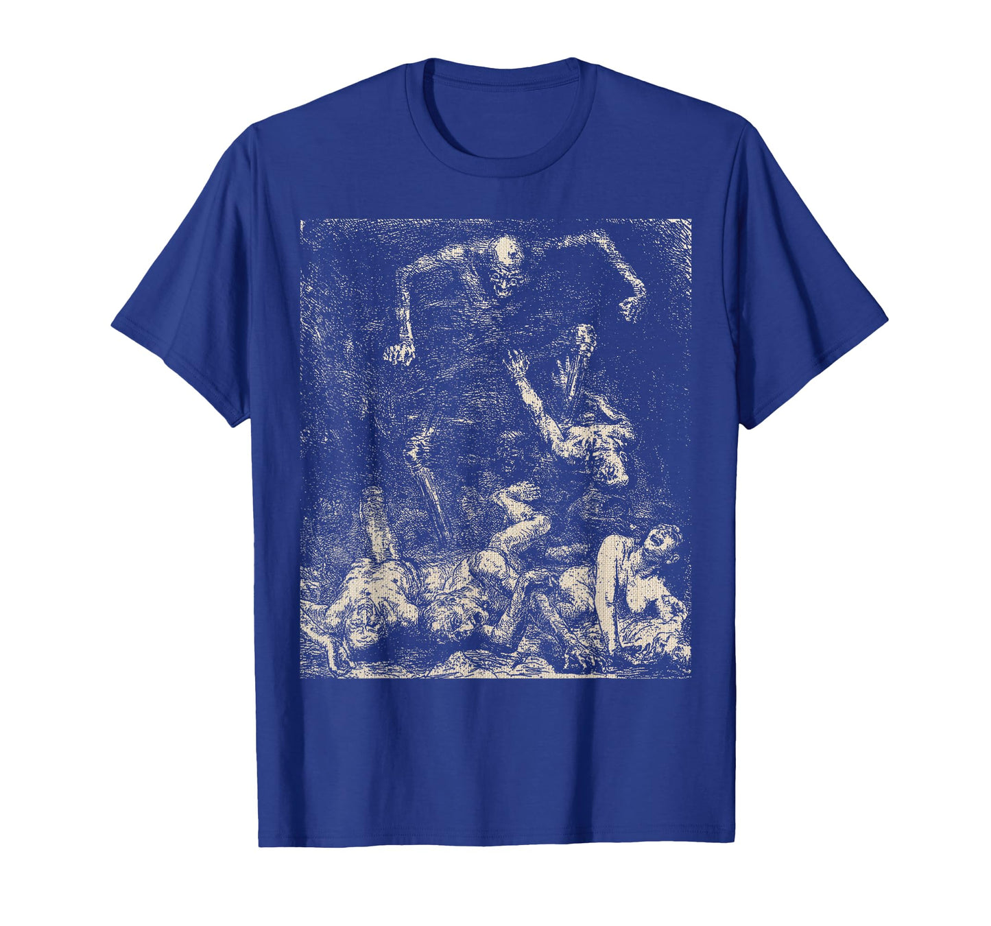 Retro Halloween Evil Demon Rise From the Dead Creepy Macabre T-Shirt