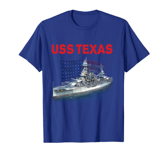 U.S.S Texas, The last dreadnought, Battleship, t-shirt!!