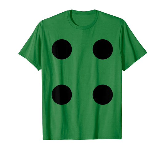 Human Dice Number 4 Group Matching Halloween Costume Family T-Shirt