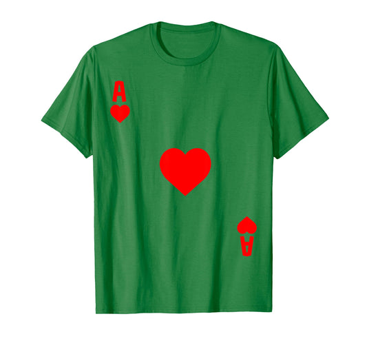 Ace of Hearts Cards Deck Halloween Costume T-Shirt