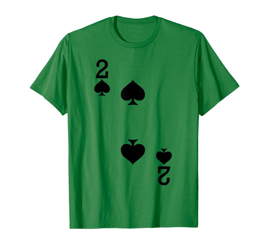 2 of Spades - Playing Card Halloween Costume T-Shirt